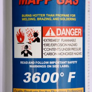 MAPP GAZ DE SOUDAGE 3600°f
