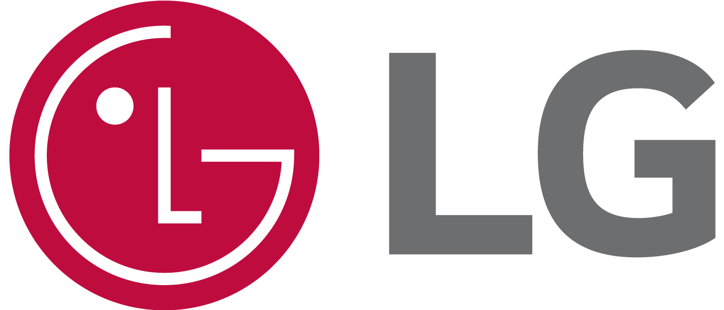 LG company logo representing global electronics and home appliances brand